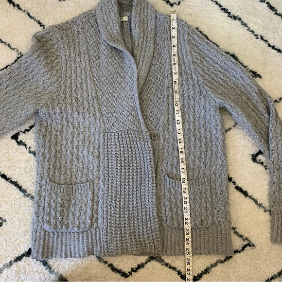 Madewell Gray Shawl Collar Cardigan Sweater - Picture 8 of 11